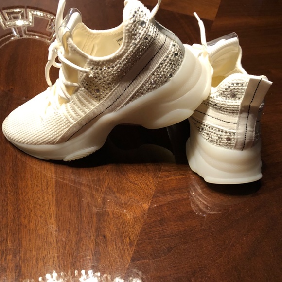 Madden Girl Off White Sneakers Women’s US Size 8 - Picture 4 of 10